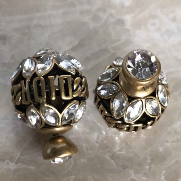 DIOR Jewelry - DIOR earrings authentic Swarovski crystals